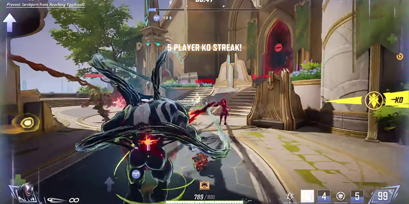 Venom dominating the battlefield