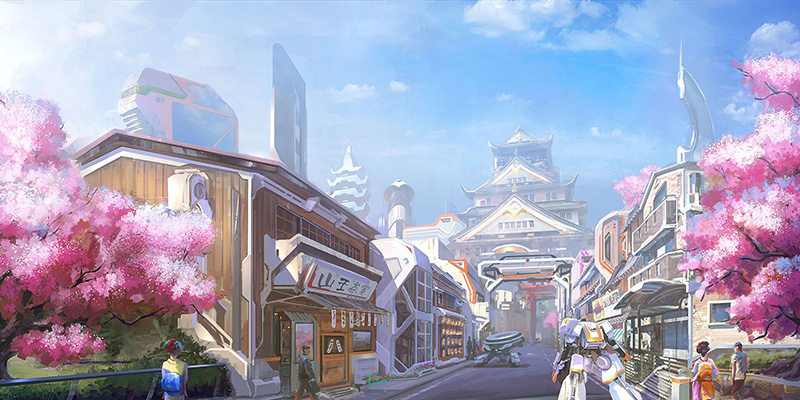 Tokyo Map Concept Art