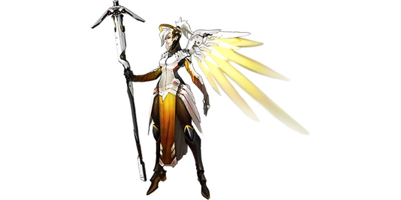 Mercy with Caduceus Staff