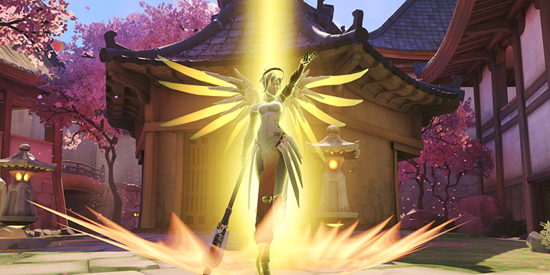 Mercy performing Resurrection