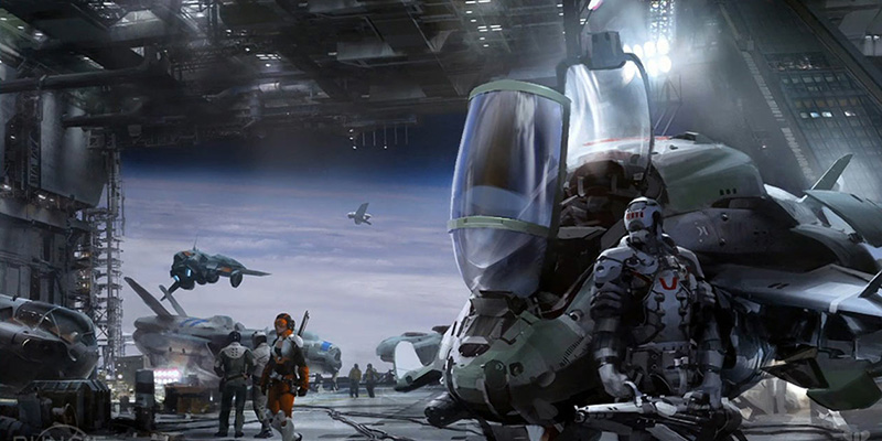 Hangar Bay combat area