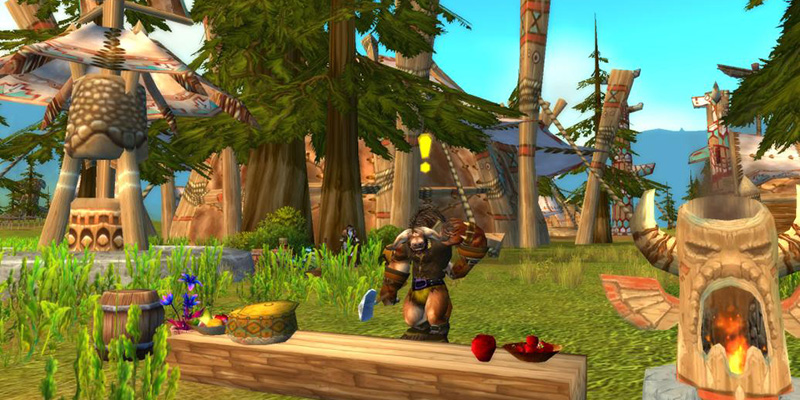 A player tending to their garden with various planters