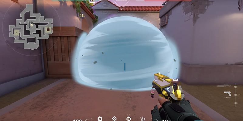 Cloudburst One-Way Smoke Placement