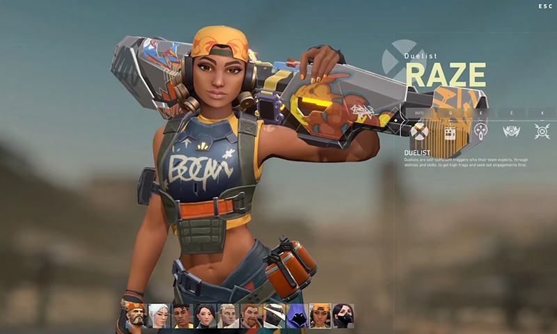 Raze Character Model