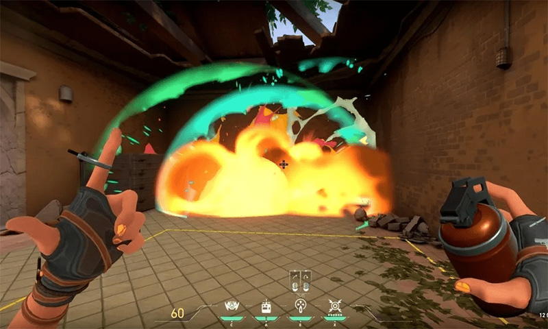 Paint Shells Explosion