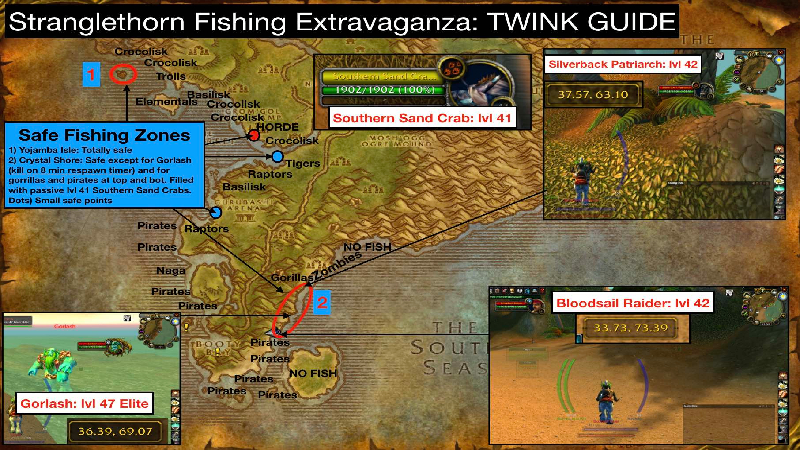 STV Fishing Extravaganza Routes