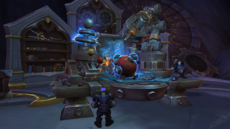 Mage using engineering items for survival