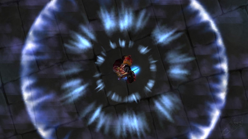 Mage using Frost Nova on multiple enemies