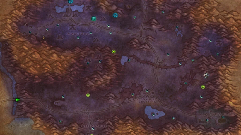 Eastern Plaguelands Black Lotus Route