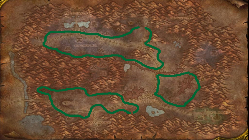 Eastern Plaguelands Herbalism Route