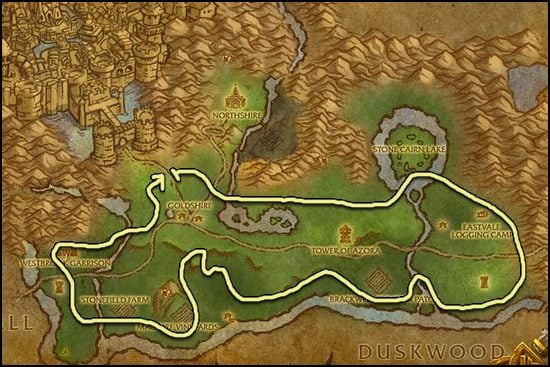 Elwynn Forest Herbalism Route