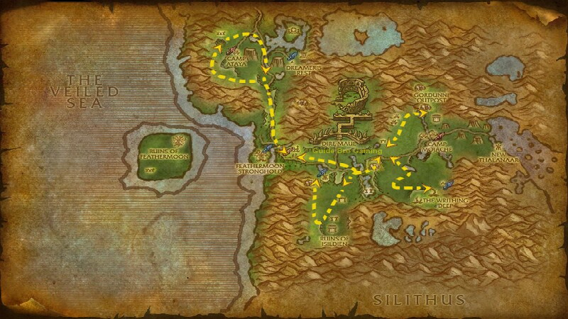 Feralas Herbalism Route