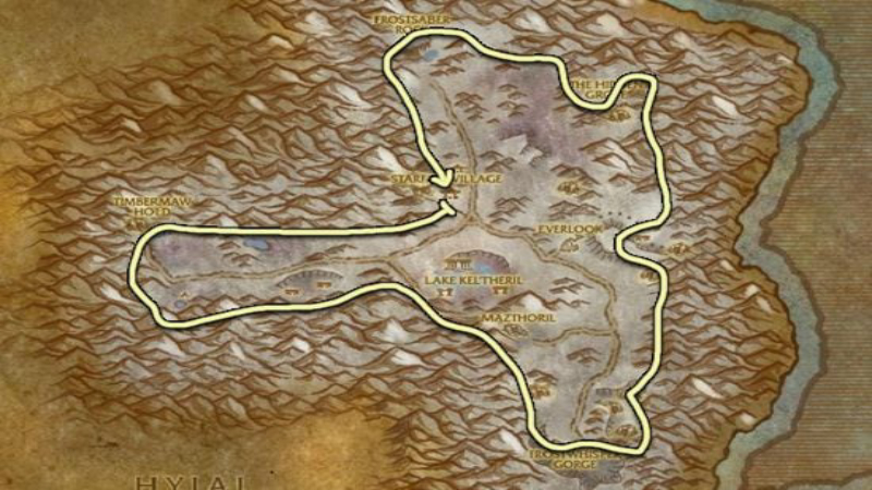 Winterspring Black Lotus Route