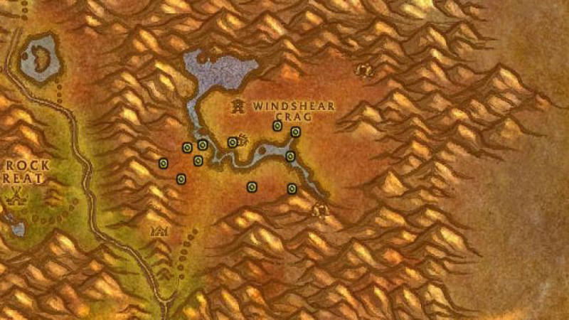Stonetalon Mountains Lockpicking Route