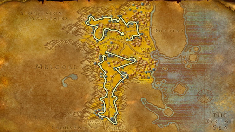 The Barrens Tin Mining Route