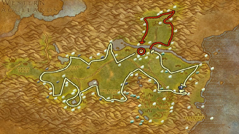 The Hinterlands Mithril Mining Route