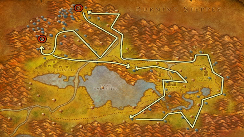 Redridge Mountains Tin Mining Route
