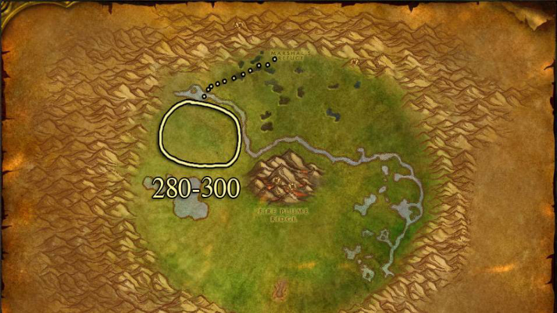 Un'Goro Crater Skinning Route 250-300