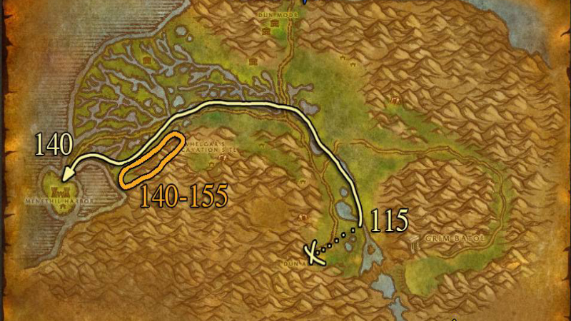 Wetlands Skinning Route 115-155